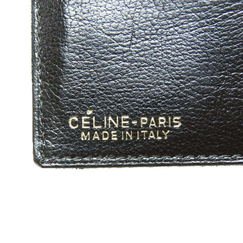 Celine long leather calfskin Wallet logo wallet - Picture 6 of 8